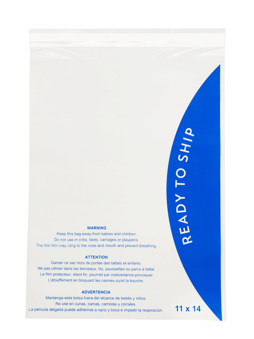 clear bags 11x14
