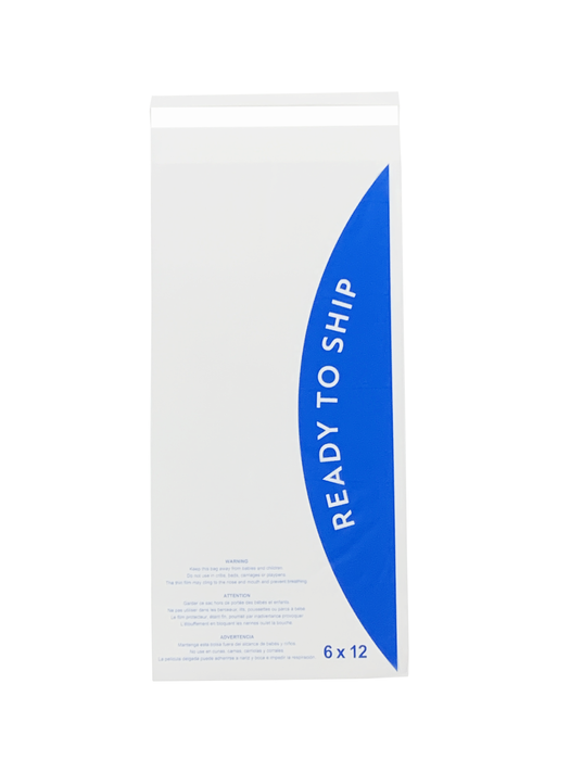 6x12 clear poly bags