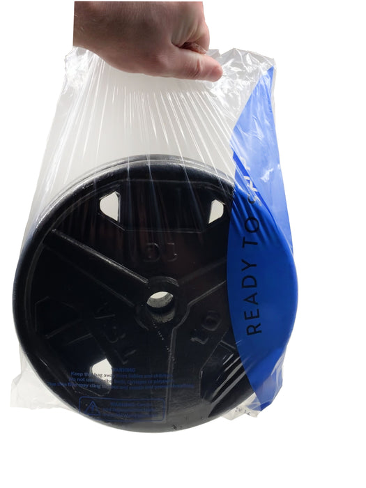 strong clear poly bags